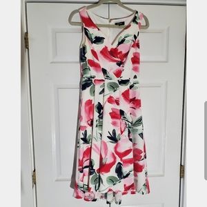 DKNY floral cocktail dress, size 4